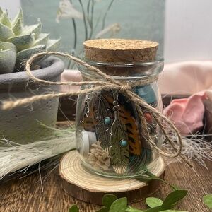 Mystery Glass Jar of Jewelry